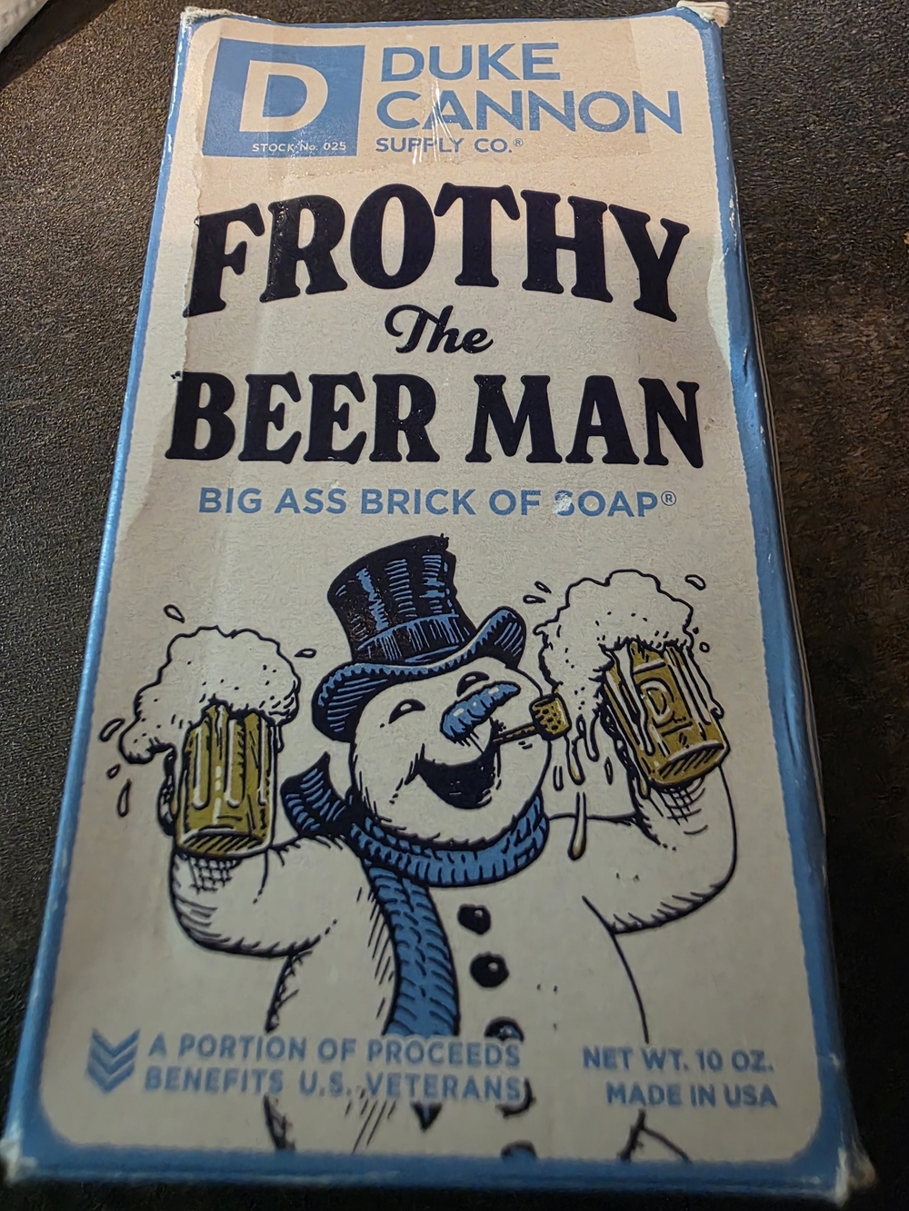 Duke Cannon Frothy The Beer Man Men’s Cleanser - Blue
